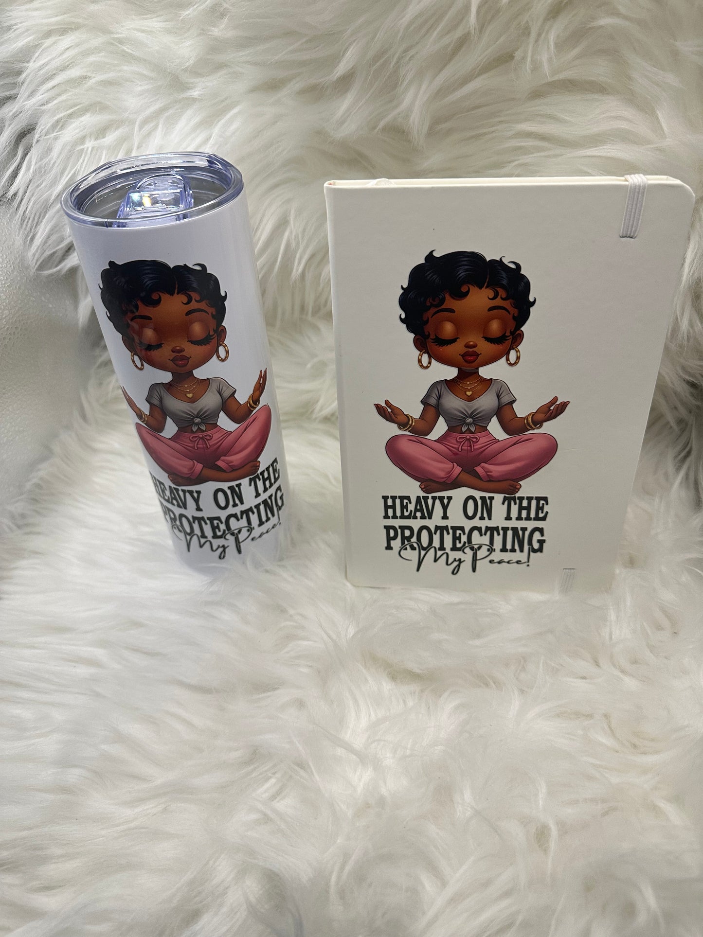 Heavy On The Protecting My Peace Premium 20oz Tumbler