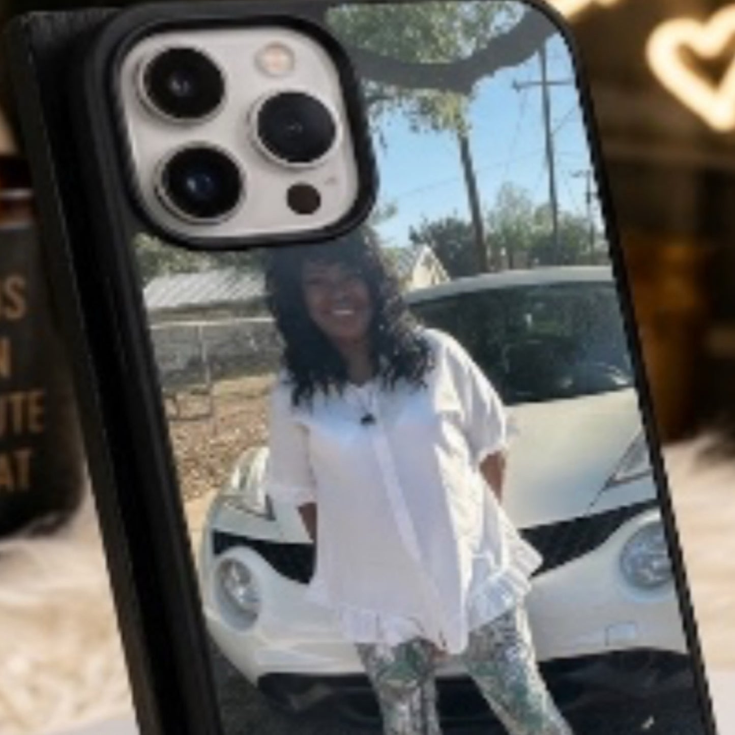 Custom Photo or Business Logo Gift Set – Bluetooth Speaker Tumbler & Matching Phone Case