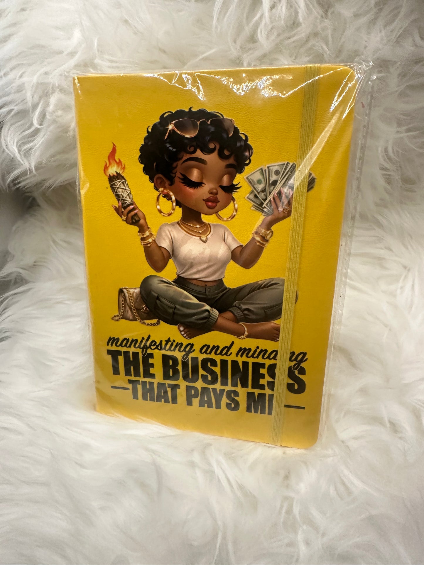 Boss Energy Motivation Journal UV DTF Wrap – Pretty Girls Pray, Do Not Disturb, Minding My Business Direct to Film Transfer for Notebooks