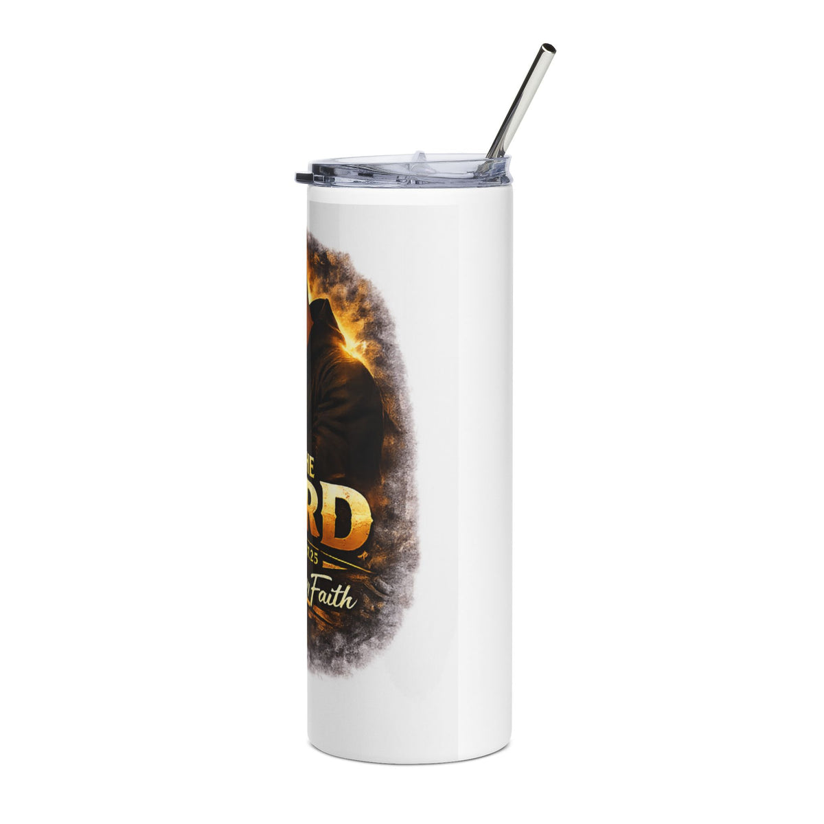 Prayerful Faith Stainless Steel Tumbler – “In The Lord” Psalm 37:25 20oz