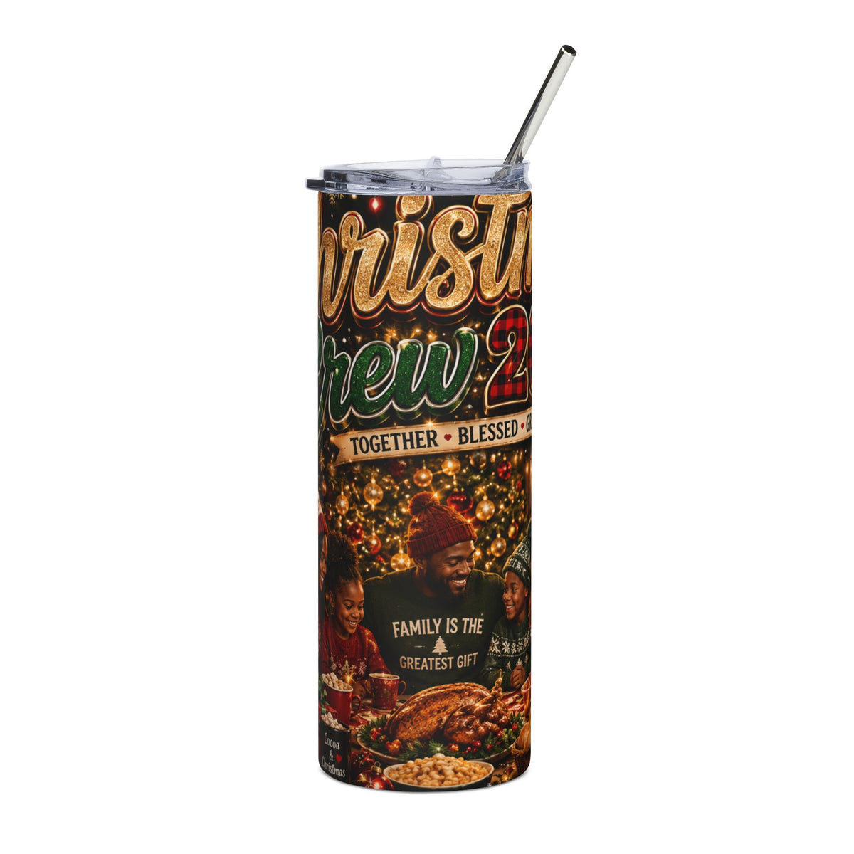 Christmas Crew 2026 Stainless Steel Tumbler, 20oz