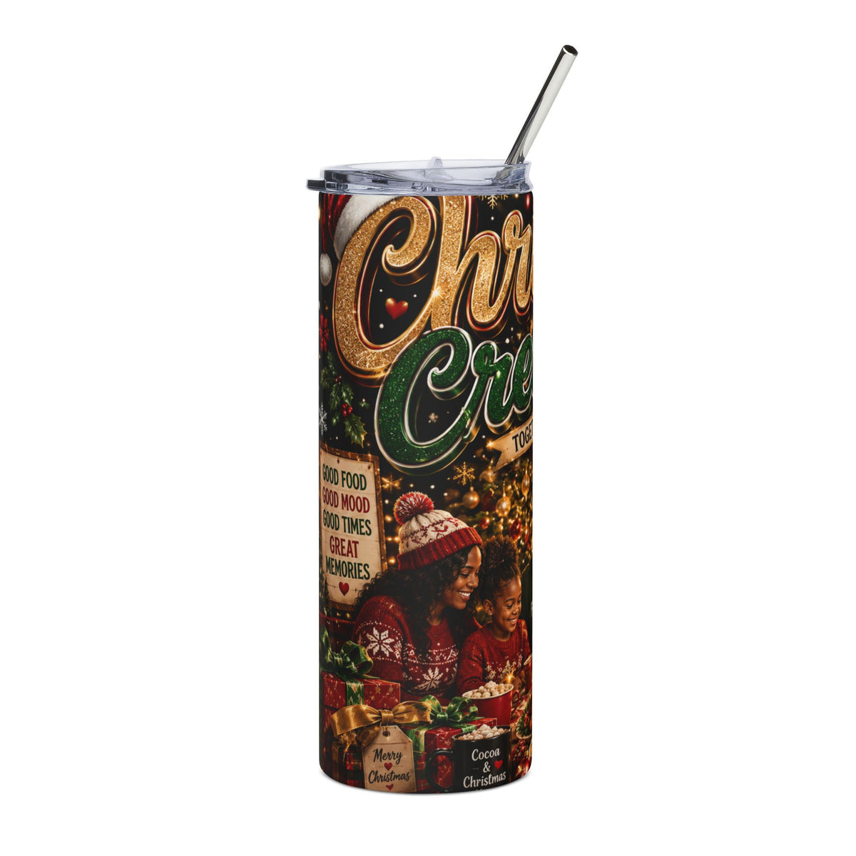 Christmas Crew 2026 Stainless Steel Tumbler, 20oz