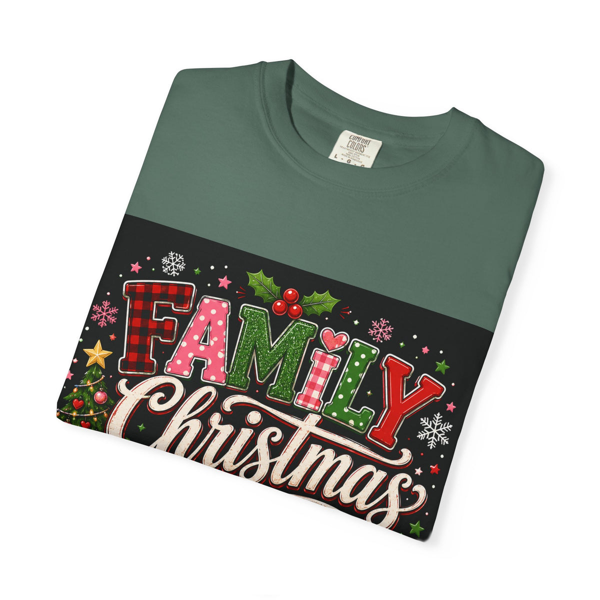 Family Christmas 2026 Matching Hoilday Unisex Heavy Cotton Tee