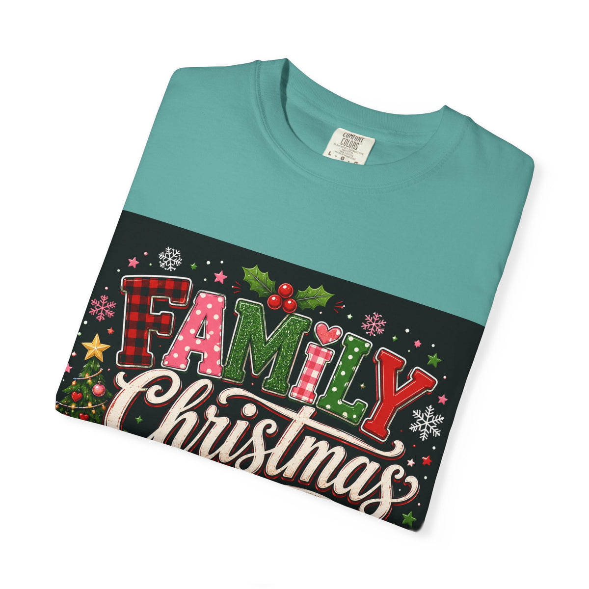 Family Christmas 2026 Matching Hoilday Unisex Heavy Cotton Tee