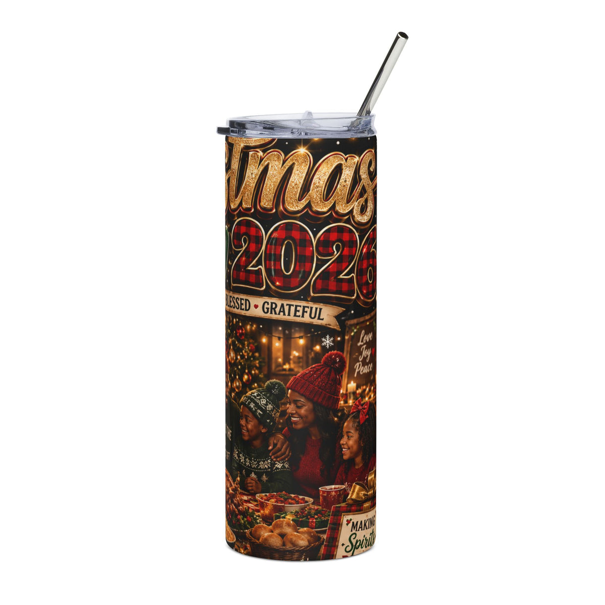 Christmas Crew 2026 Stainless Steel Tumbler, 20oz