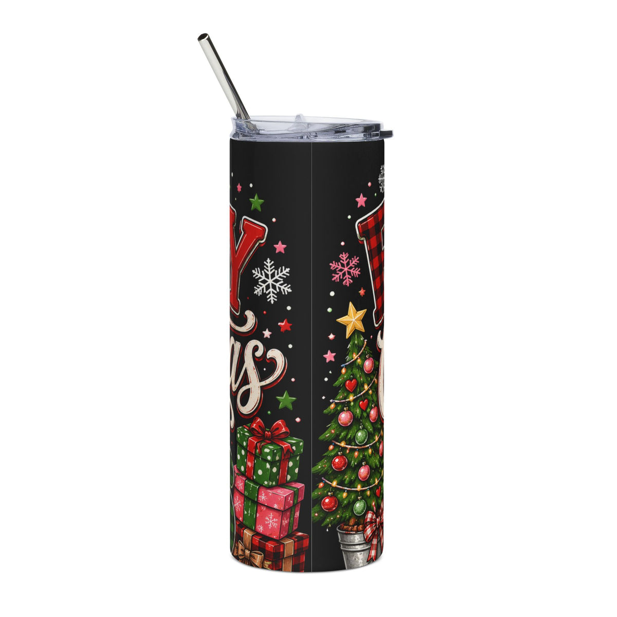 Mama Christmas 2024 Stainless Steel Tumbler — 20oz Holiday Travel Cup