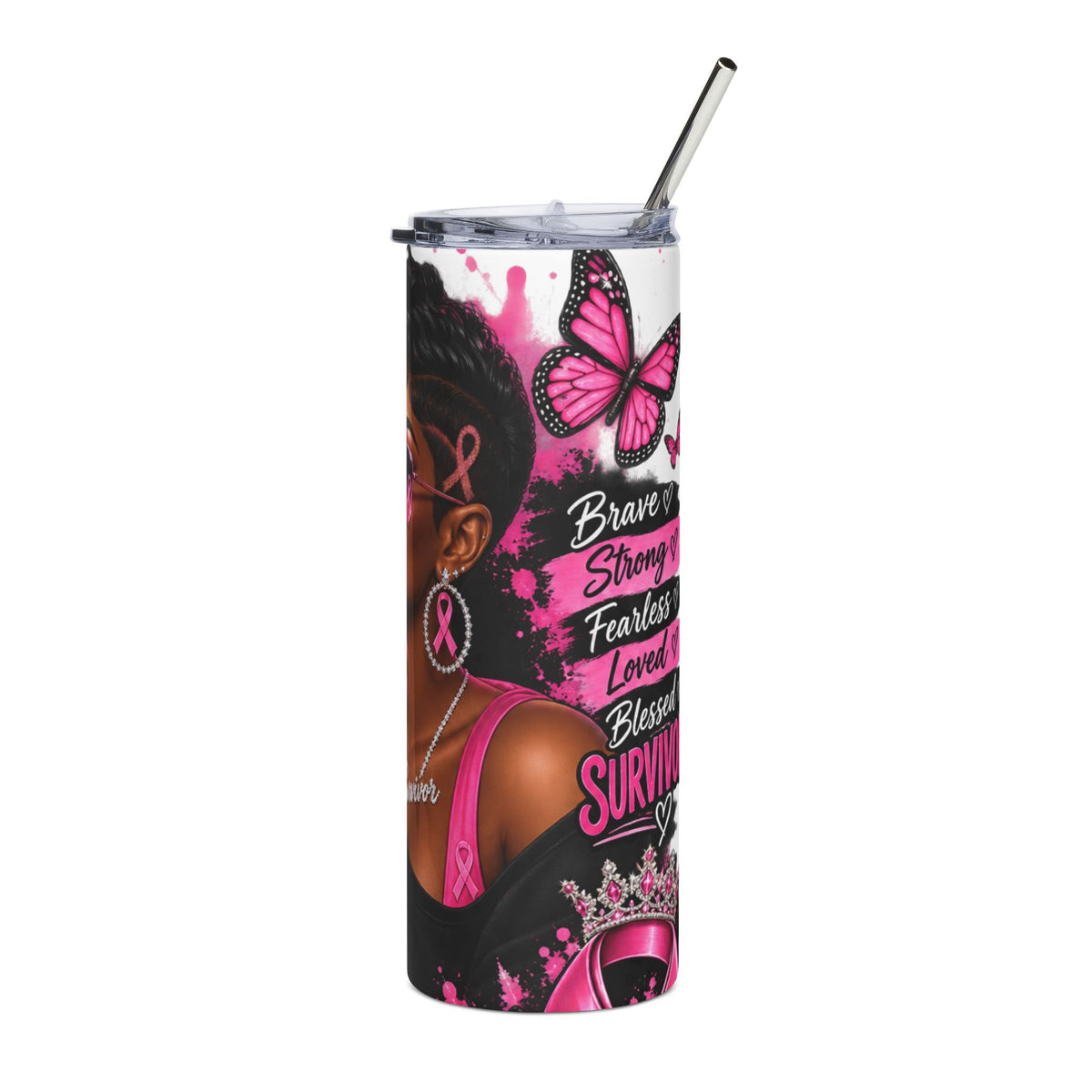 Cancer Survivor 20oz Stainless Tumbler
