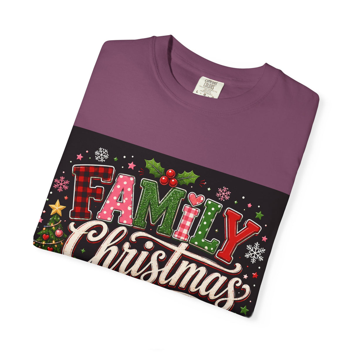 Family Christmas 2026 Matching Hoilday Unisex Heavy Cotton Tee