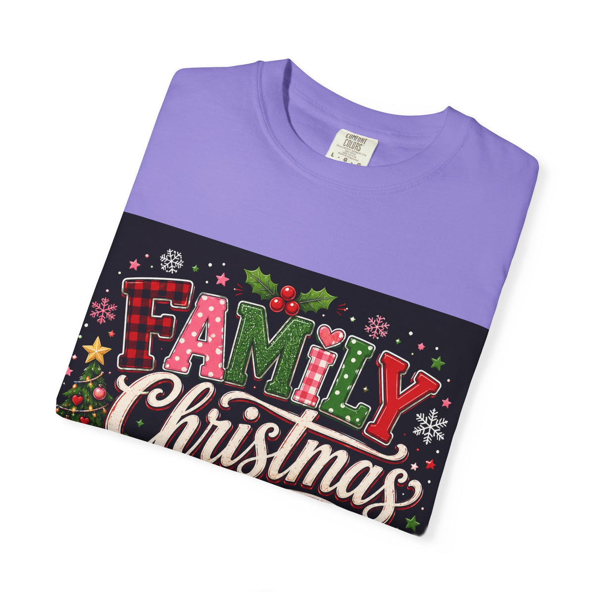 Family Christmas 2026 Matching Hoilday Unisex Heavy Cotton Tee