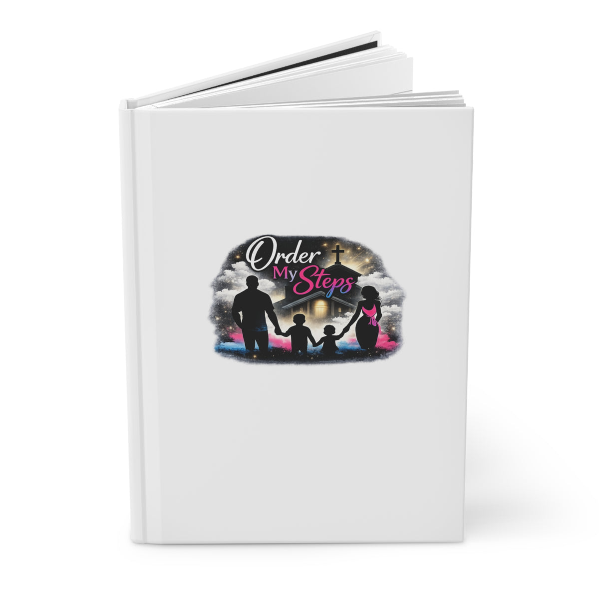 Order My Steps Journal — Inspirational Christian Hardcover Notebook