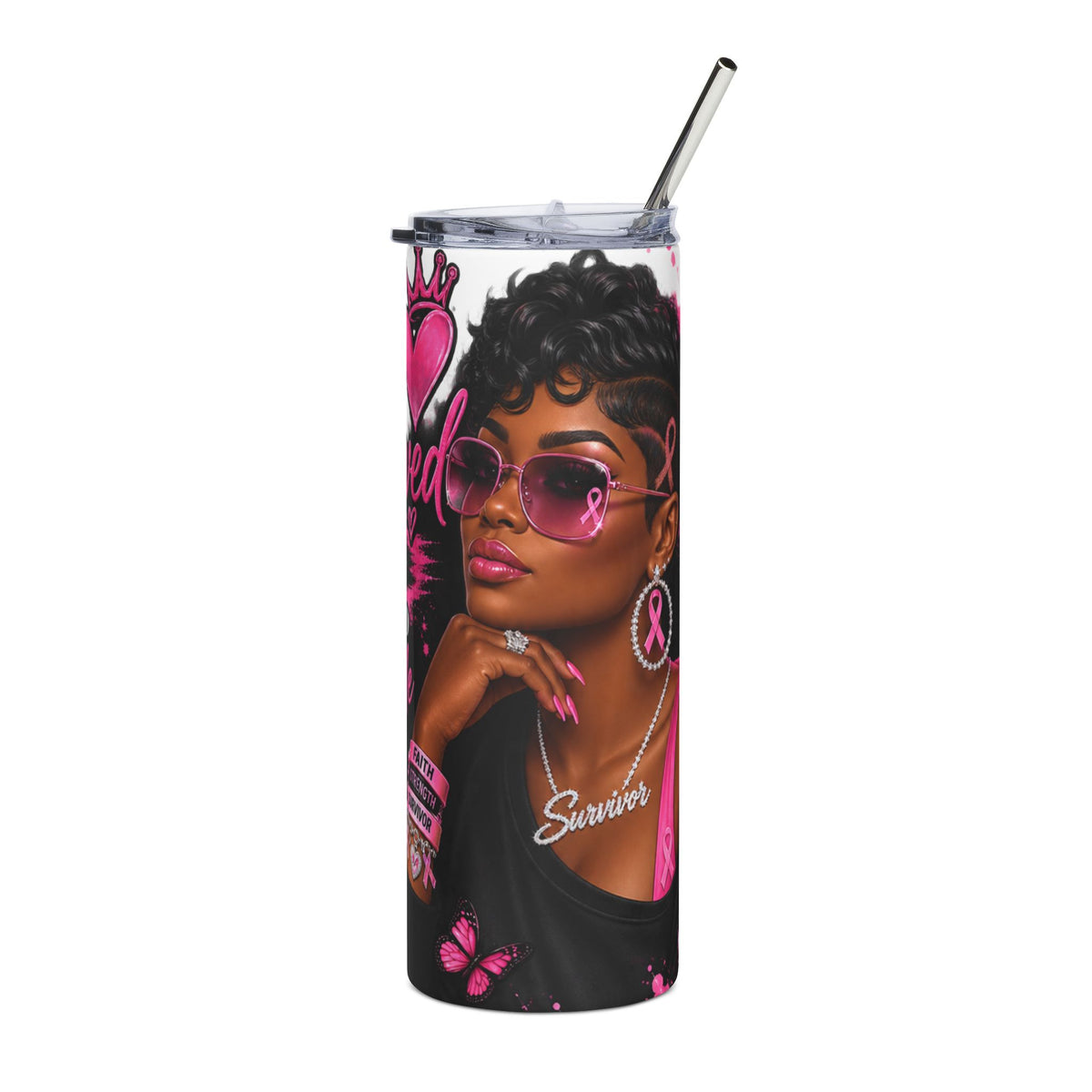 Cancer Survivor 20oz Stainless Tumbler