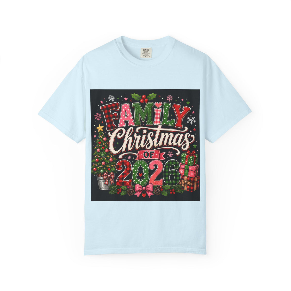 Family Christmas 2026 Matching Hoilday Unisex Heavy Cotton Tee