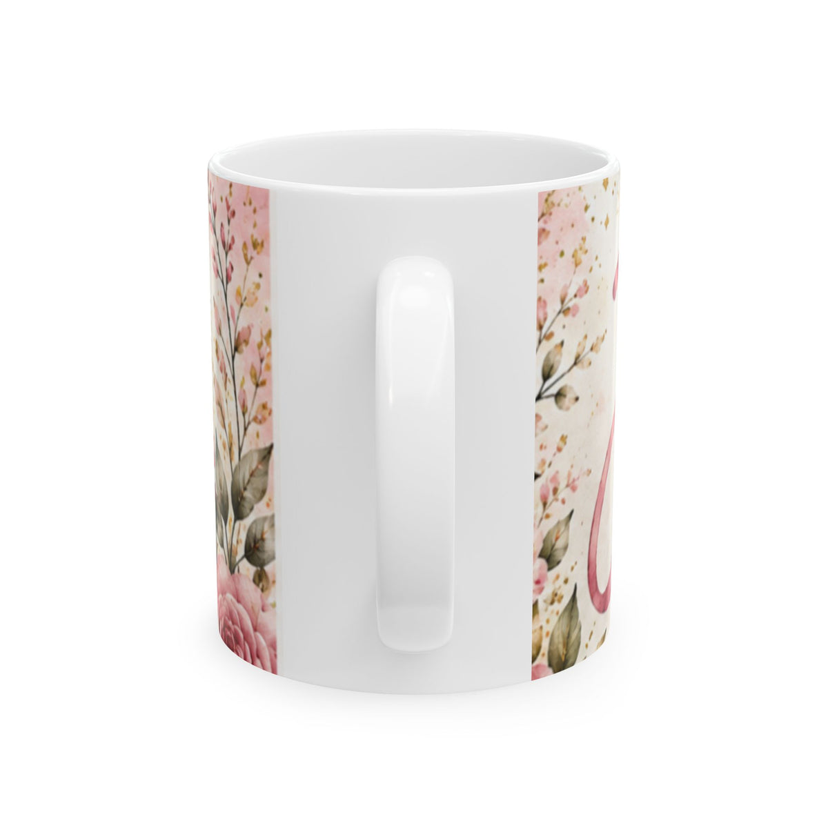 Jesus Loves Me Feminine Floral Faith Design 11oz Ceramic Mug