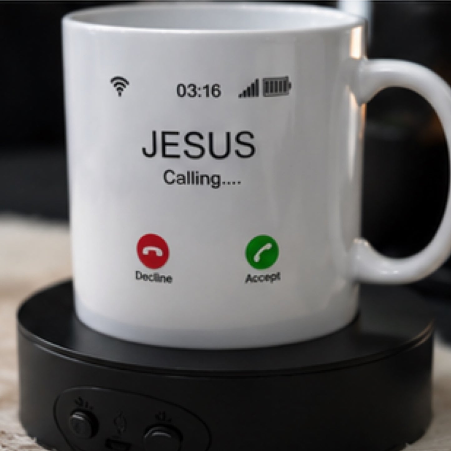 📱 "Jesus Is Calling" Faith-Based Drinkware Collection