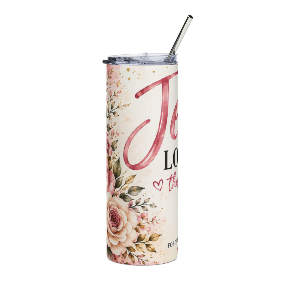 Jesus Loves Me this Stainless Steel Tumbler, 20oz