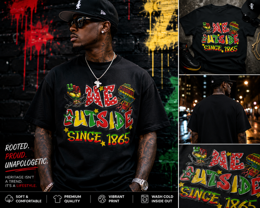 The "1865 They Not Like Us" Luxury Streetwear Tee