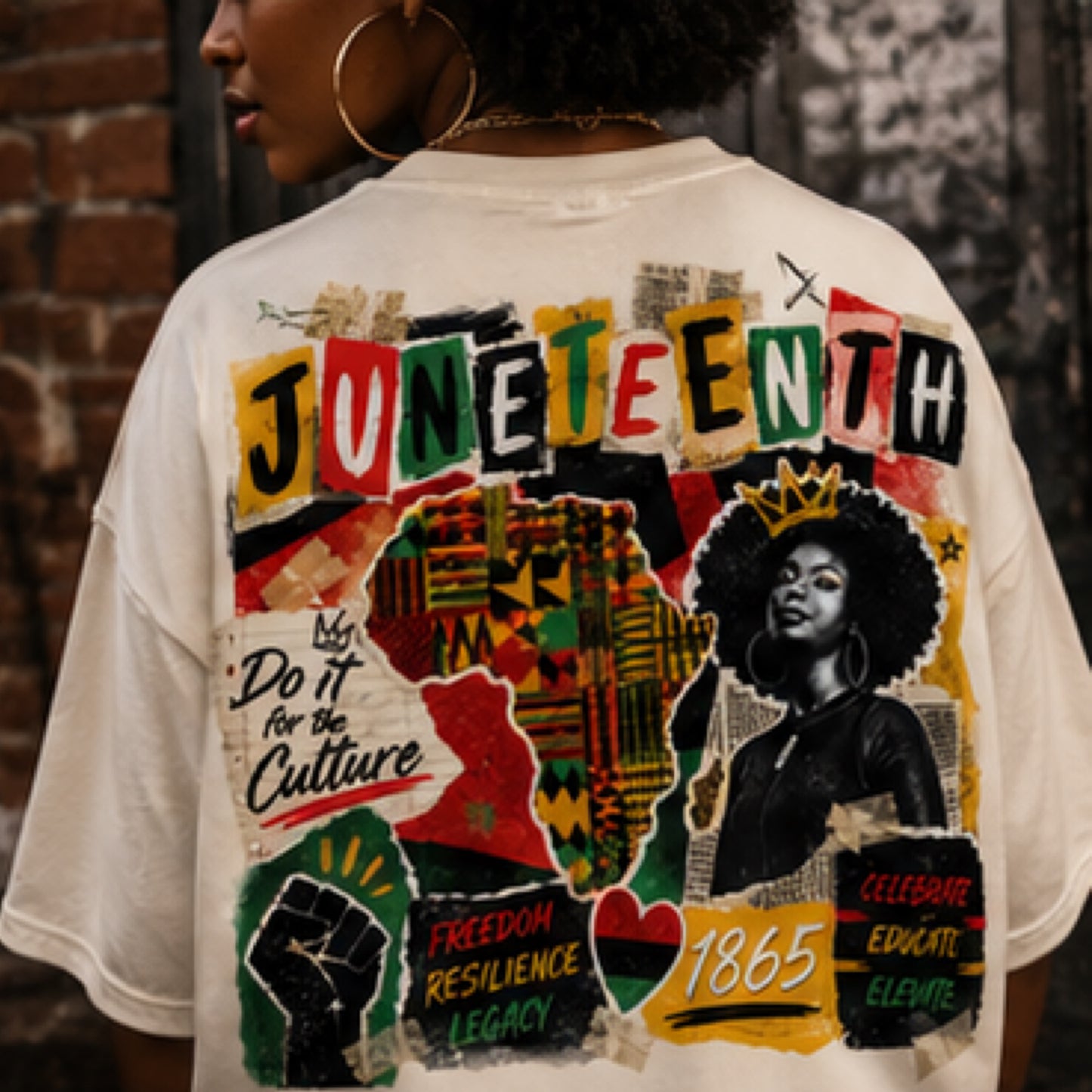 Juneteenth 1865 Streetwear Graphic Tee & Sweatshirt | Do It For The Culture