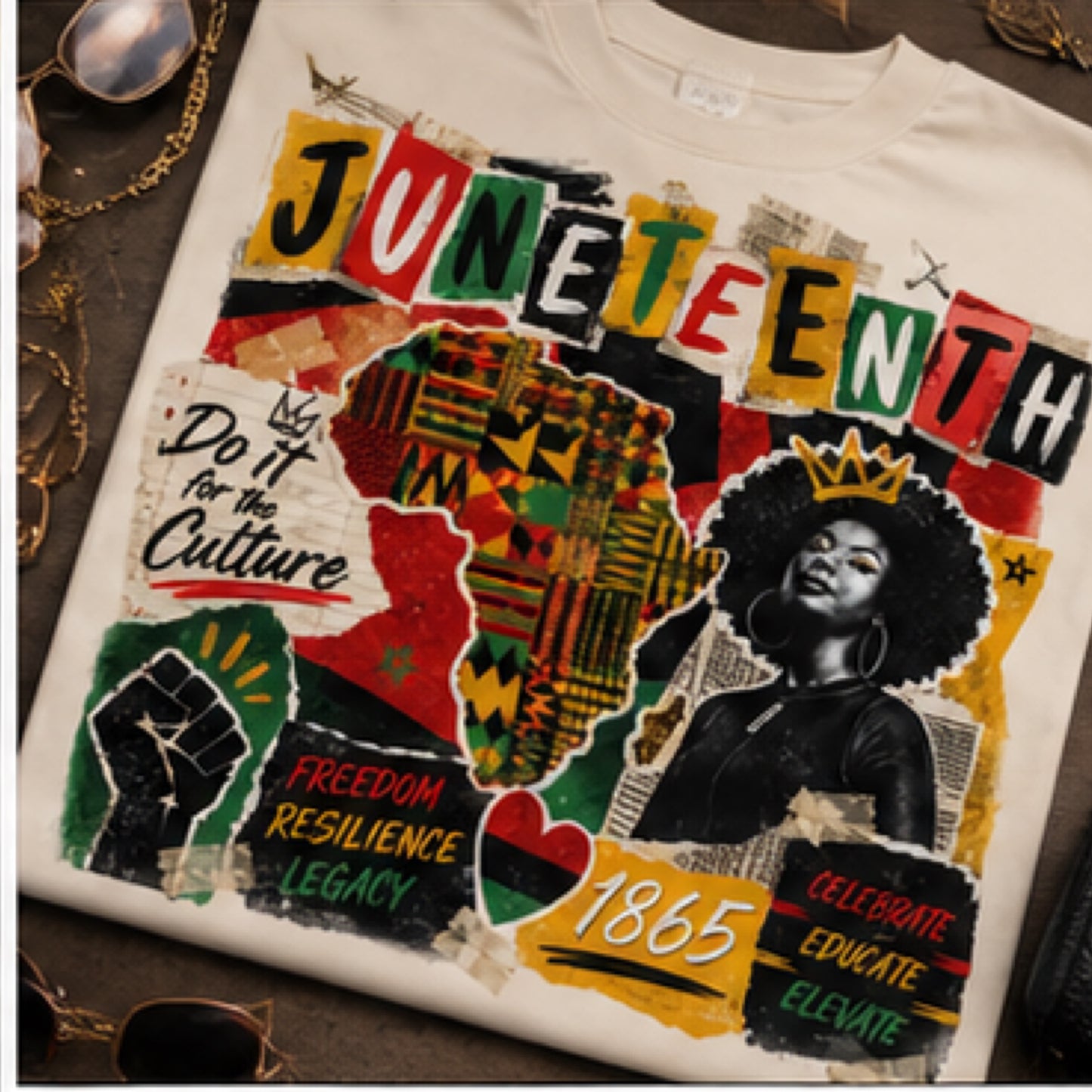 Juneteenth 1865 Streetwear Graphic Tee & Sweatshirt | Do It For The Culture