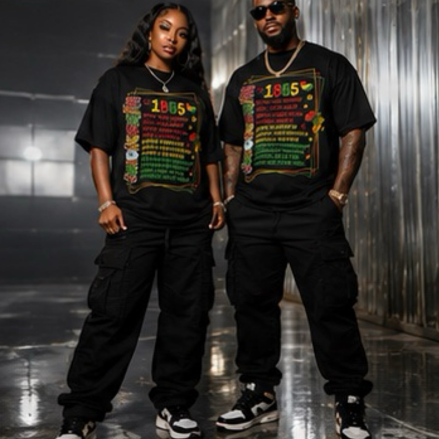 Walk Like Icons" Juneteenth Premium Tee