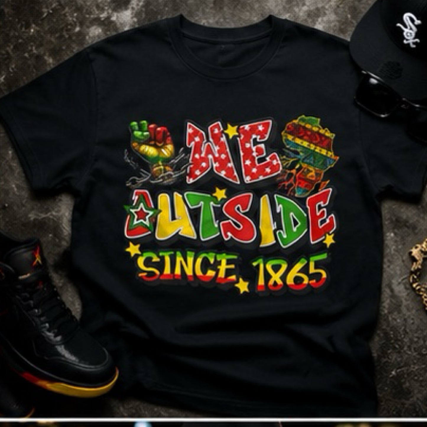 The "1865 They Not Like Us" Luxury Streetwear Tee