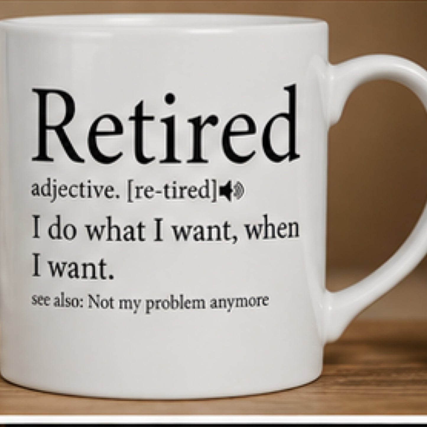Retired: Not My Problem Anymore" Custom Tee, Hoodie, Mug & Tumbler