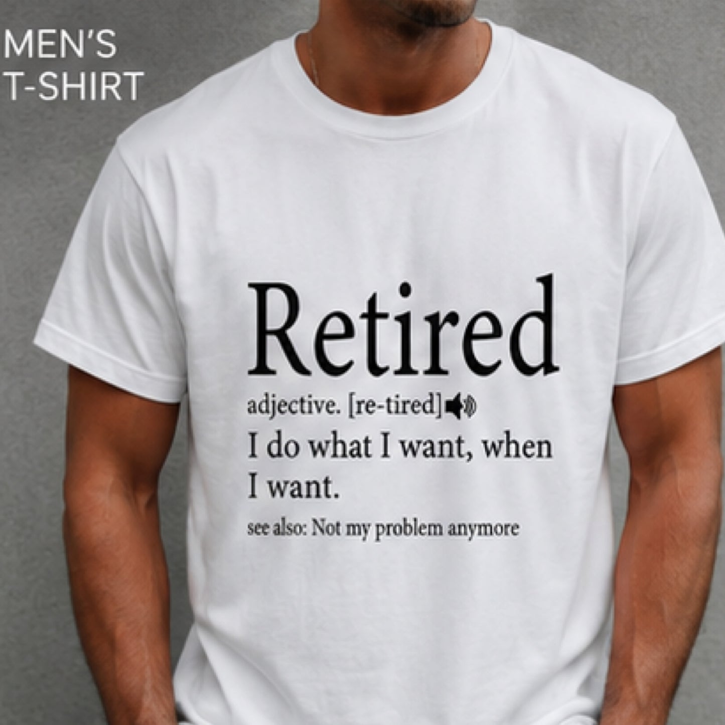 Retired: Not My Problem Anymore" Custom Tee, Hoodie, Mug & Tumbler