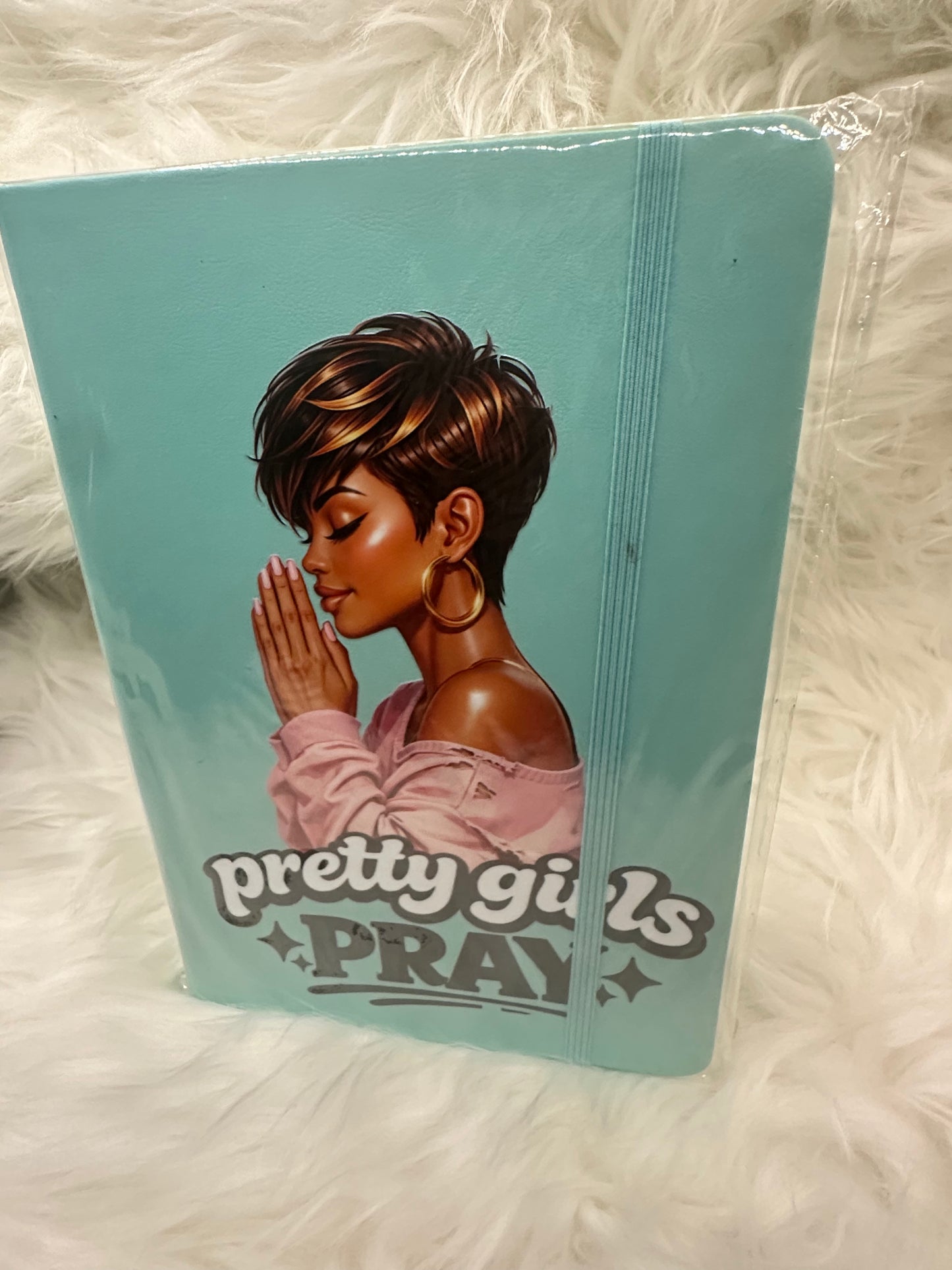 Boss Energy Motivation Journal UV DTF Wrap – Pretty Girls Pray, Do Not Disturb, Minding My Business Direct to Film Transfer for Notebooks