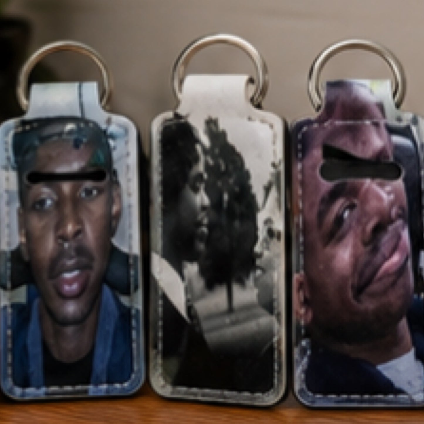 Custom Photo Lipstick Holder Keychain