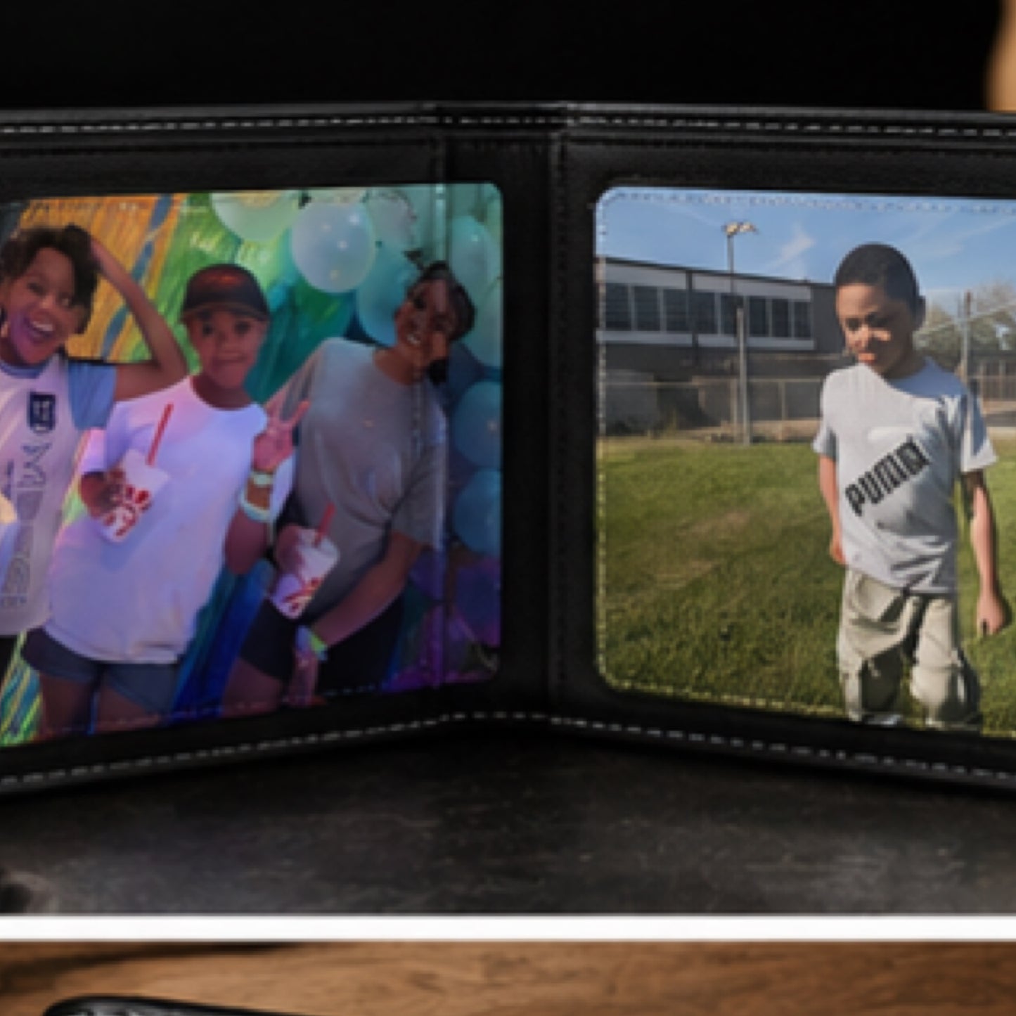 Personalized Picture Men Wallet | Custom Single & Double Photo Wallets