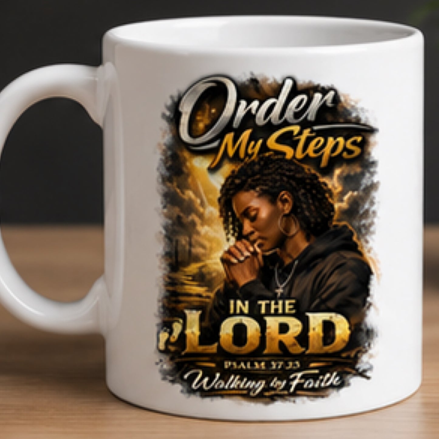✨ ORDER MY STEPS IN THE LORD (YOUNG WOMAN EDITION) — PREMIUM DIGITAL PRINT FILE ✨🙏🏾