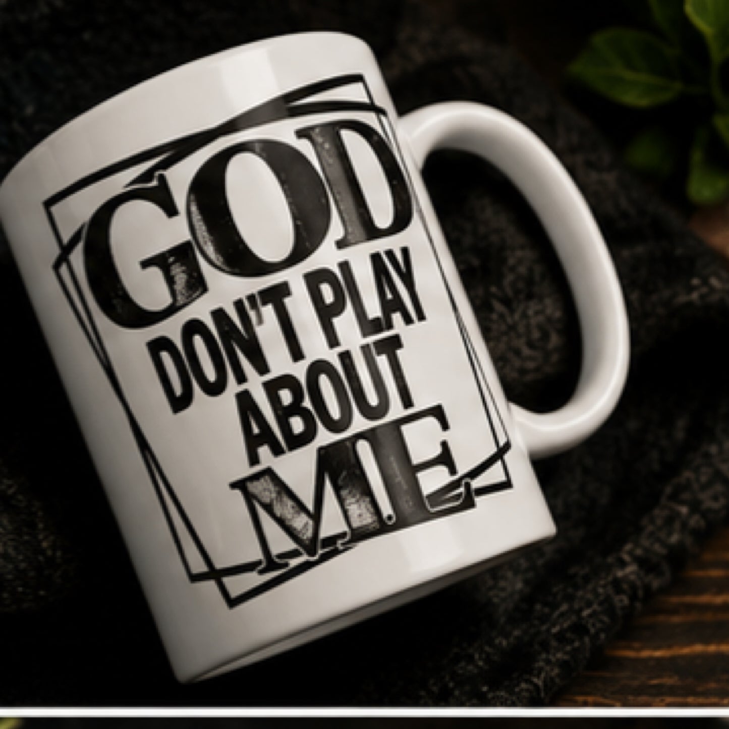 🙌 PROTECTED & FAVORED.
Let them know who stands behind you. The "God Don’t Play About Me" Ceramic Mug is a bold, confident statement for your morning routine. Whether you're sipping your morning coffee before dominating the day or sitting at your office.