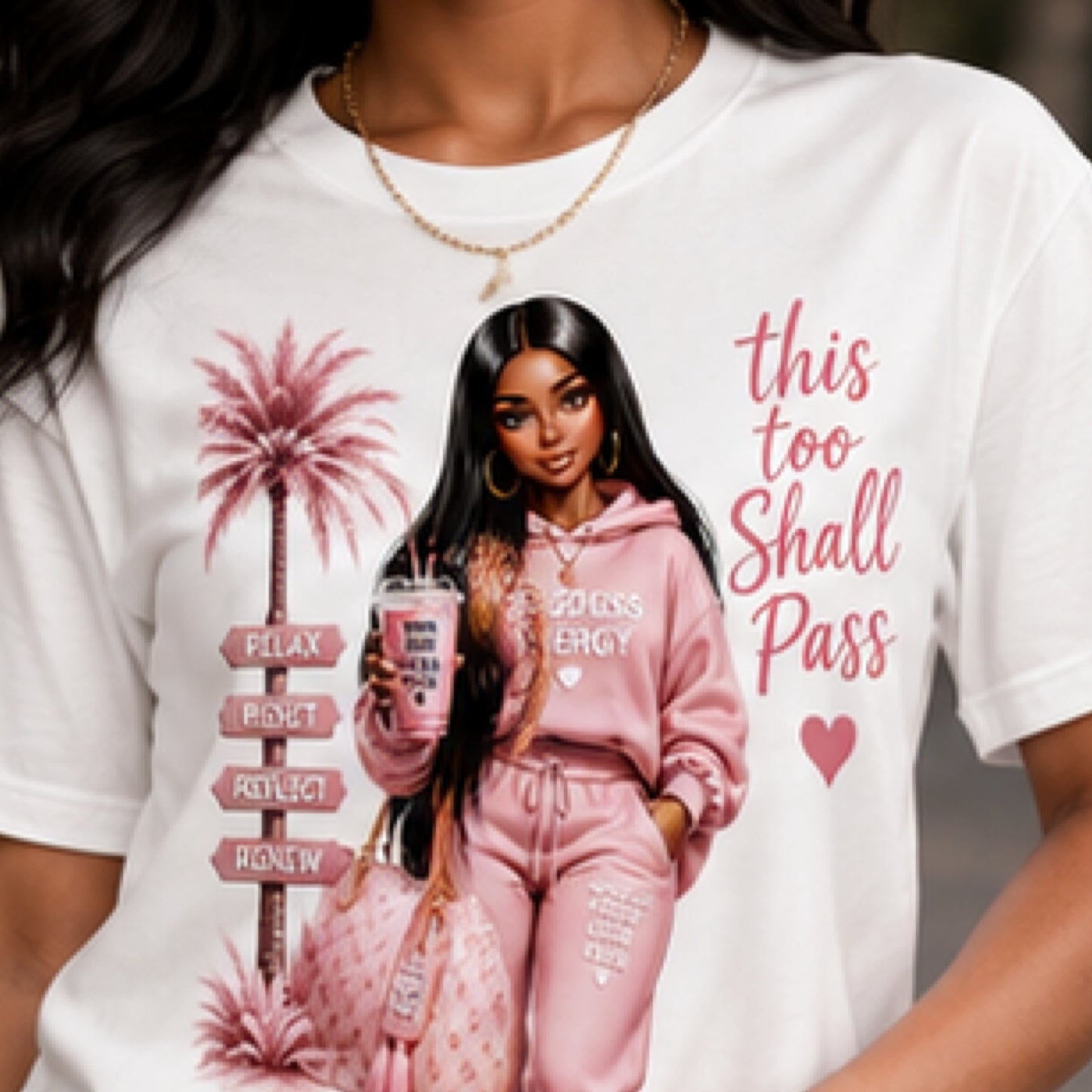 This Too Shall Pass" Collection - Goddess Energy Hardcover Journal, 20 oz Tumbler, Ceramic Mug, and Premium Tee.