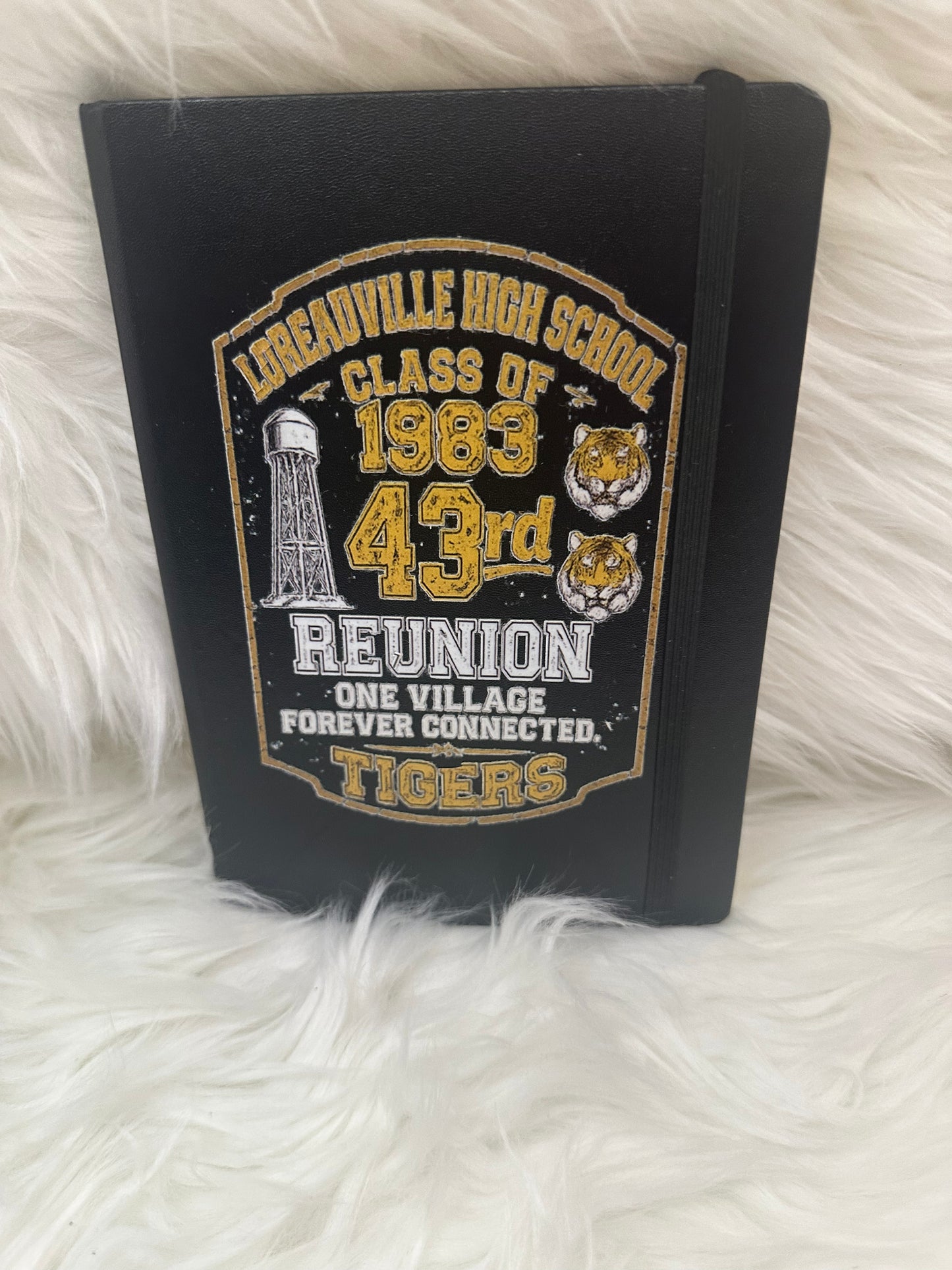 Loreauville High School Class of 1983 43rd Reunion gear! T-shirts, iPhone 17 Pro Max cases, A5 journals, glass cups, and 20oz powder-coated tumblers.