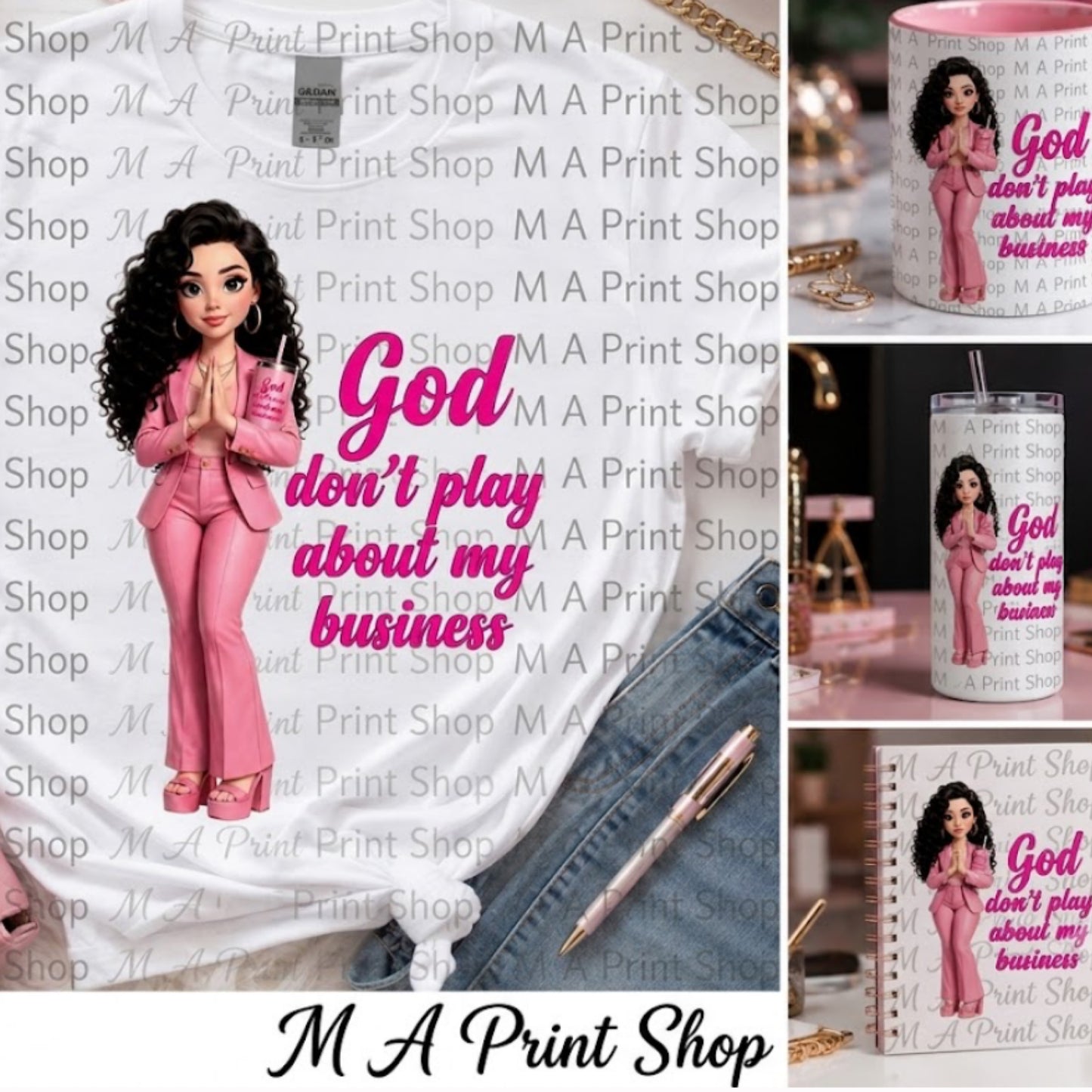 The White Boss Babe PNG