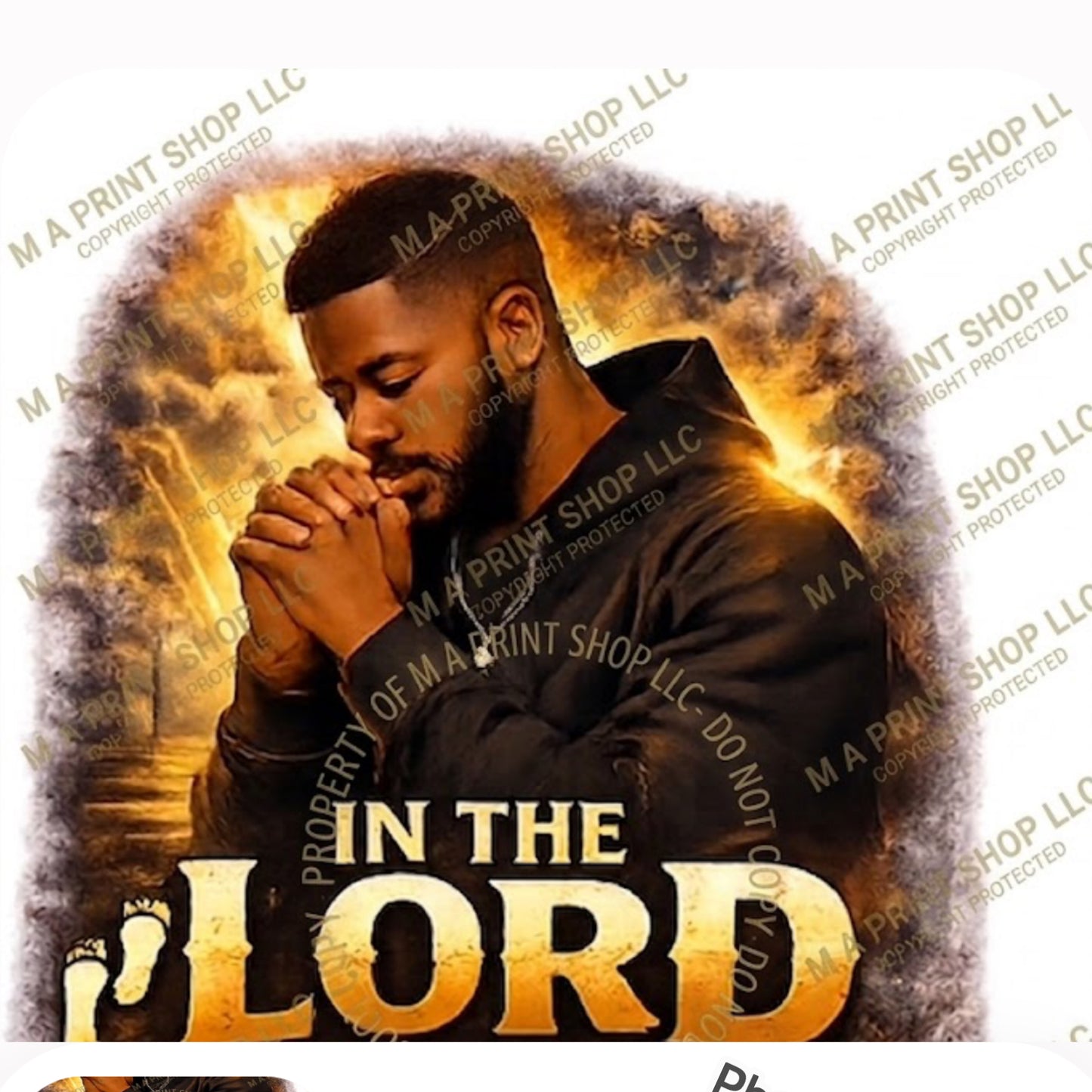 In The Lord Walking By Faith PNG Graphic — Psalm 37:25